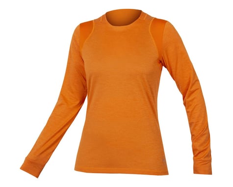 Endura Women's SingleTrack Long Sleeve Jersey (Harvest) (XL)